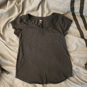 GAP Basic Small Womens Black T-Shirt